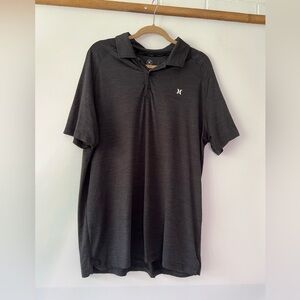 Hurley Heather Gray Polo Shirt Men’s Size XL